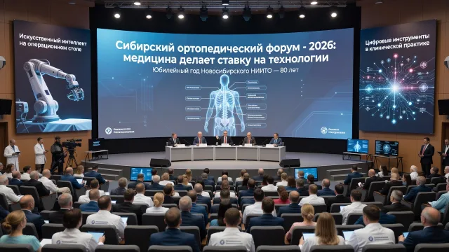 Сибирский ортопедический форум - 2026: медицина делает ставку на технологии